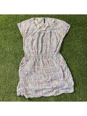Y2K Spring And Summer Multicoloured floral mini dress with tie back